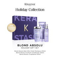 HairMNL Kérastase Blond Absolu Blonde Neutralizing Care Holiday Gift Set with FREE Full-Sized Shampoo