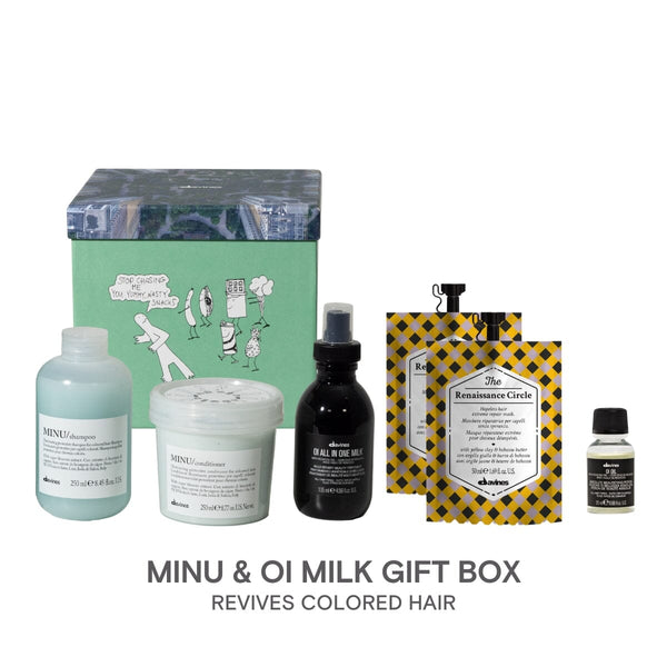 Davines MINU & OI Brighten & Illuminate Gift Set Davines MINU & OI Brighten & Illuminate Gift Set