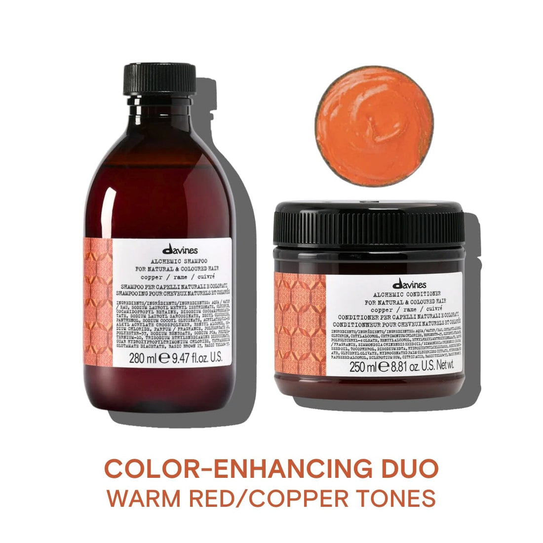 HairMNL Davines Alchemic Copper Shampoo & Conditioner