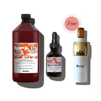 Davines Energizing Shampoo 1000ml Energizing Superactive 100ml FREE Hair Serum Diffuser - HairMNL