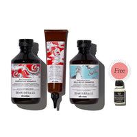 Davines Davines Energizing and Well-Being Anti-Hairfall Therapy Set FREE OI Oil 20ml | Energizing Shampoo 250ml + Gel 150ml + Well-Being Shampoo 250ml