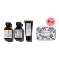 Davines Purifying & Well-Being Daily Anti-Dandruff Travel Set with Free Shampoo Bar Case - HairMNL