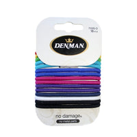 Denman No Damage Elastics Bright Colored Large 18pcs