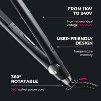 TYMO Sway Straightening Iron Black HC-201B Features