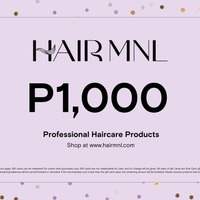 HairMNL HairMNL Gift Cards HairMNL Haircare Products E-Gift Card P1000