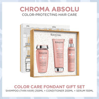 Kérastase Chroma Absolu Sulfate-Free Fondant Holiday Gift Set (Thin Hair) - HairMNL