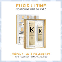 Kérastase Elixir Ultime Hair Oil 75ml Full Pack 30ml Travel Size Duo Holiday Gift Set - HairMNL