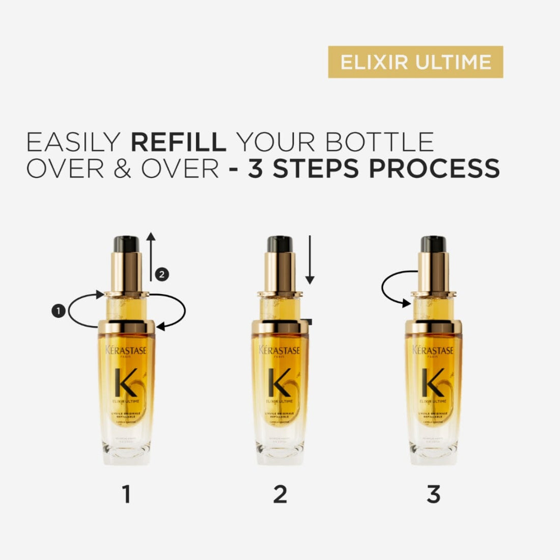 Kérastase Elixir Ultime Original Hair Oil Refillable - HairMNL