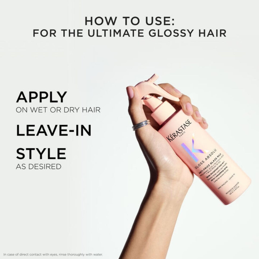 HairMNL Kérastase Gloss Absolu Anti-Frizz Glaze Milk 190ml How to Use