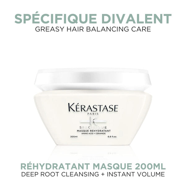 Kérastase Spécifique Divalent Anti-Oiliness Réhydratant Masque 200ml Kérastase Spécifique Divalent Anti-Oiliness Réhydratant Masque 200ml