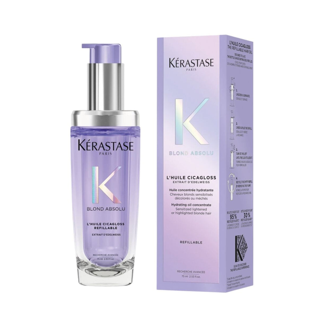 HairMNL KÉRASTASE Kérastase Blond Absolu Cicagloss Hair Oil 75ml