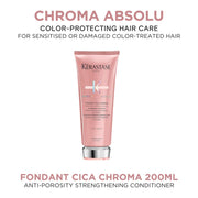 Kérastase Chroma Absolu Anti-Porosity Strengthening Conditioner 200ml - HairMNL