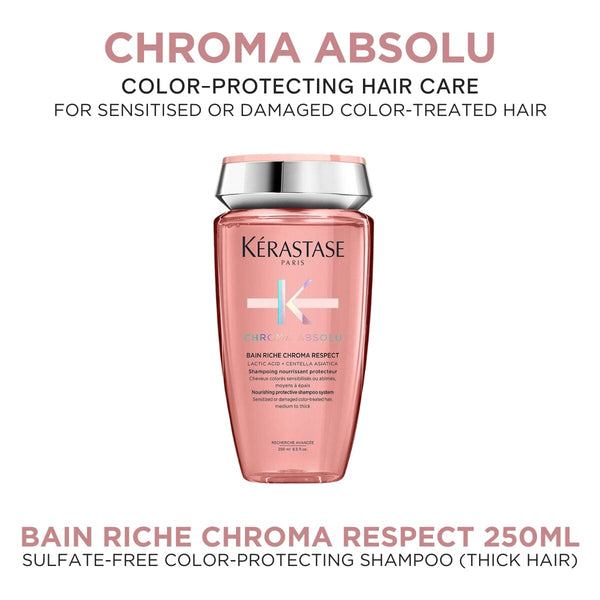 Kérastase Chroma Absolu Sulfate-Free Nourishing Protective Shampoo (Thick Hair) 250ml Kérastase Chroma Absolu Sulfate-Free Nourishing Protective Shampoo (Thick Hair) 250ml