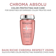 Kérastase Chroma Absolu Sulfate-Free Nourishing Protective Shampoo (Thick Hair) 250ml - HairMNL