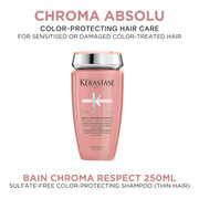 HairMNL KÉRASTASE Kérastase Chroma Absolu Sulfate-Free Hydrating Protective Shampoo (Thin Hair)