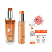 HairMNL KÉRASTASE Kérastase Discipline Oléo-Relax Hair Oil Refill Duo 75ml (2) FREE Nutritive Shampoo 30ml + (1) Conditioner 30ml + Refill Set