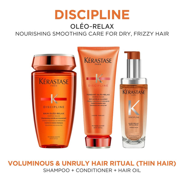 Kérastase Discipline Oléo-Relax Voluminous and Unruly Hair Ritual Kérastase Discipline Oléo-Relax Voluminous and Unruly Hair Ritual