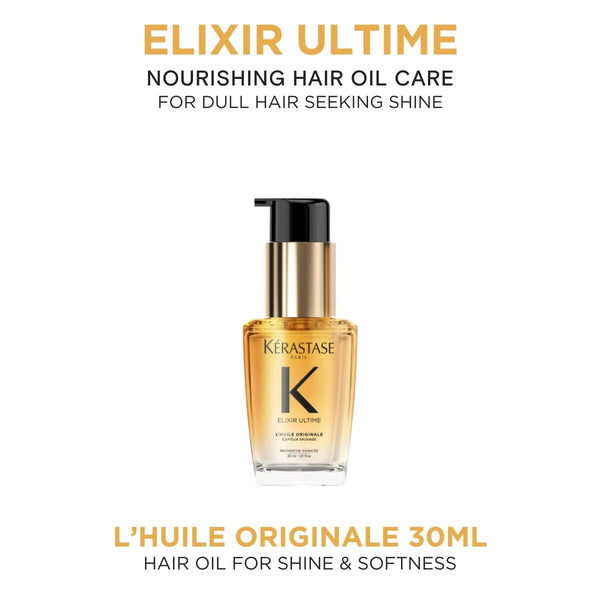 Kérastase Elixir Ultime Original Hair Oil Trial Size 30ml Kérastase Elixir Ultime Original Hair Oil Trial Size 30ml