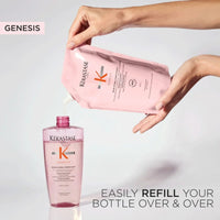 HairMNL Kérastase Genesis Anti Hair-Fall Fortifying Shampoo for Thin Hair Refill Duo 500ml