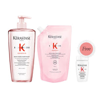 HairMNL KÉRASTASE Kérastase Genesis Anti Hair-Fall Fortifying Shampoo for Thin Hair Refill Duo 500ml FREE Premiere Shampoo 30ml + 500ml Refillable + 500ml Refill Pouch