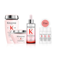 Kérastase Genesis Dual Anti Hair-Fall Ritual (Thick Hair) with 3 pieces FREE Kérastase Premiere Decalcifying Damage Repair Pre-Shampoo Treatment 15ml - HairMNL