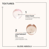 Kérastase Gloss Absolu Anti-Frizz Glaze Duo textures