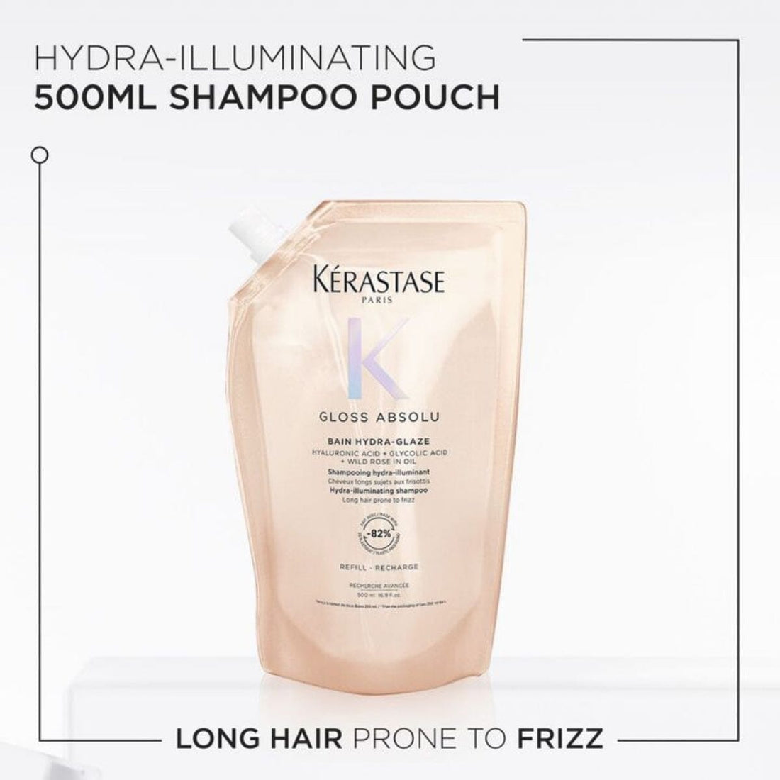 HairMNL Kérastase Gloss Absolu Hydra-Illuminating Shampoo Refill Pouch 500ml