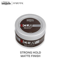 L'Oreal Professionnel Homme Strong Hold Matte Clay 50ml - HairMNL