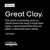 L'Oreal Professionnel Homme Strong Hold Matte Clay 50ml - HairMNL
