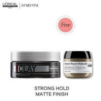 HairMNL L'Oreal L'Oreal Professionnel Homme Strong Hold Matte Clay 50ml
