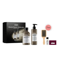 HairMNL L'Oreal L'Oréal Professionnel Serie Expert Absolut Repair Molecular Duo Limited-Edition Holiday Gift Set FREE Metal Detox Shampoo 100ml + Vitamino Color Spectrum Mask 15ml + Paddle Brush