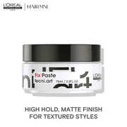 L'Oreal Professionnel Tecni.Art Fix Paste 75ml High Hold Matte Finish - HairMNL