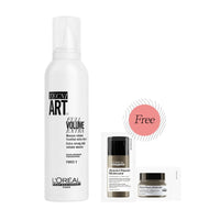 HairMNL L'Oreal L'Oreal Professionnel Tecni.Art Full Volume Extra Mousse 250ml FREE ARM Leave-In 10ml & Rinse-Off Mask 15ml + 250ml