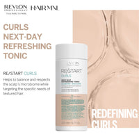 Revlon Professional ReStart Curls Next-Day Refreshing Tonic 200ml BEnefits