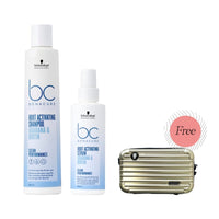 HairMNL Schwarzkopf Professional Schwarzkopf Professional BC Bonacure Root Activating Duo FREE Mini Luggage Pouch + Shampoo 250ml + Serum 100ml