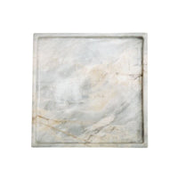 Marble Supply Square Marble Bath Tray 6x6" Century