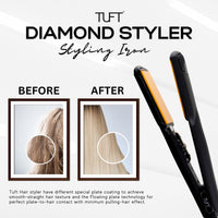 TUFT Diamond Styler 1-Inch Straightening Hair Iron 6600 - HairMNL