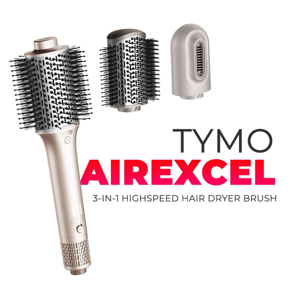 TYMO Airexcel 3-In-1 High Speed Hot Brush HC-302 TYMO Airexcel 3-In-1 High Speed Hot Brush HC-302