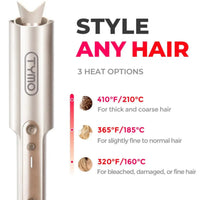 TYMO CurlPro Plus 1 Inch Automatic Curling Iron with Extended Barrel HC509G- HairMNL