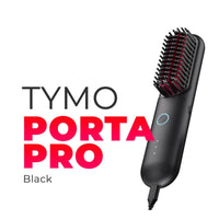 TYMO Porta Pro Portable Hair Straightening Brush Black