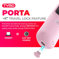 TYMO Porta Pro Portable Hair Straightening Brush HC-122P - HairMNL