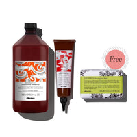 Davines Enerigizing Shampoo 1000ml, Purifying Gel 150ml with FREE MOMO Shampoo Bar - Shop at HairMNL
