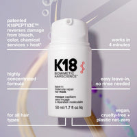 K18 Hair Mask 50ml & AirWash Dry Shampoo 47ml Duo Travel Set | HairMNL