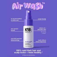 K18 Hair Mask 50ml & AirWash Dry Shampoo 47ml Duo Travel Set | HairMNL
