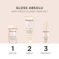 Shop Kérastase Gloss Absolu Anti-Frizz Glossy Hair Discovery Gift Set Steps at HairMNL