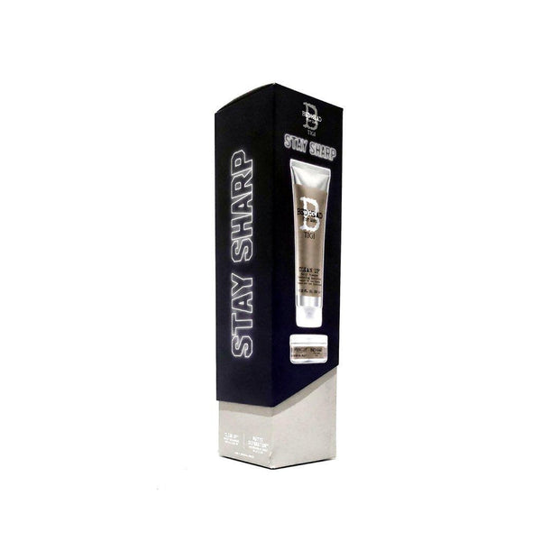 Bed Head for Men by TIGI Stay Sharp: Clean Up Shampoo and Matte Separation Wax Bed Head for Men by TIGI Stay Sharp: Clean Up Shampoo and Matte Separation Wax