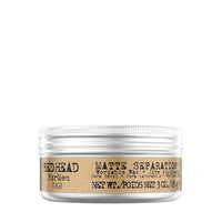 Bed Head for Men by TIGI Matte Separation: Workable Wax with Matte Finish 85g