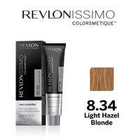 Revlon Pro Colorsmetique High Coverage Permanent Hair Color Set 8.24 Light Hazel Blonde