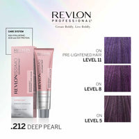 Revlon Professional Satinescent Permanent Hair Color For Bleached Hair .212 Deep Pearl