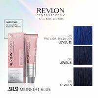 Revlon Professional Satinescent Permanent Hair Color For Bleached Hair .919 Midnight Blue